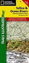 National Geographic Trails Illustrated Map Tellico and Ocoee Rivers, Cherokee National Forest, Tennessee, USA - National Geographic Maps - 9781566954235