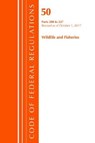 Code of Federal Regulations, Title 50 - Wildlife and Fisheries - OFFICE OF THE FEDERAL REGISTER,  U.s. - 9781630059774