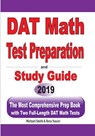 DAT Math Test Preparation and study guide - Michael Smith ;  Reza Nazari - 9781646125180