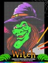 Witch Color by Numbers for Adults: Halloween Mosaic Coloring Book Stress Relieving Design Puzzle Quest - Nox Smith - 9781692479398