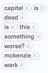 Capital Is Dead - WARK,  McKenzie - 9781788735308