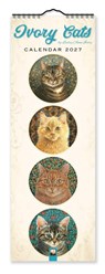 Ivory Cats Slim Calendar 2027 (Art Calendar) -  - 9781806941643