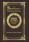 Large Print - The Adventures of Sherlock Holmes - Grand Type Collector's Edition - Illustrated - Matte Hardcover with Dust Jacket - Arthur Conan Doyle - 9781834123202