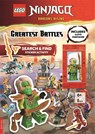 LEGO® NINJAGO®: Greatest Battles Search & Find Sticker Activity Book (with Lloyd minifigure and Golden Sabre) - LEGO® ; Buster Books - 9781837251742