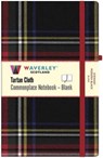 Stewart Modern Black Tartan Hardback Blank Notebook: Large 21cm x 13cm - Waverley Scotland - 9781849345699