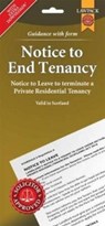 Notice to End Tenancy in Scotland - T C Young Solicitors - 9781910143674