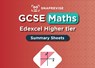 SnapRevise GCSE Edexcel Maths Higher Summary Sheets - SnapRevise - 9781917424547
