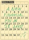A New Financial You in 28 Days! A 37-Day Plan - Brian J. Foley - 9781933237480