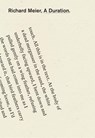 A Duration - Richard Meier - 9781950268788