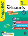 Prépabac - Mes spécialités SES, HGGSP, Anglais LLCE/ AMC 1re générale - 2025-2026 - Séverine Bachelerie-Marteau ; Sylvie Godineau ; Céline Le Feuvre ; Denis Martin ; Franck Rimbert ; Gilles Seurin ; Cécile Gaillard ; Cécile Gintrac ; Vanessa Mercier ; Laurent van De Wandel ; Frédéric Viénot ; Christine Bitaillou ; Aline Charles ; Anne-Cé - 9782401112049