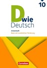D wie Deutsch - Zu allen Ausgaben 10. Schuljahr - Arbeitsheft mit Lösungen - Matthias Scholz ; Beate Hallmann ; Michaela Krauß ; Stefanie Hemesath - 9783062000454