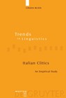 Italian Clitics - Cinzia Russi - 9783110198683