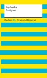 Antigone. Textausgabe mit Kommentar und Materialien - Sophokles - 9783150161067