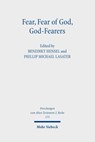 Fear, Fear of God, God-Fearers - Benedikt Hensel ; Phillip Michael Lasater - 9783161645983