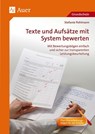 Texte und Aufsätze mit System bewerten - Stefanie Pohlmann - 9783403073048