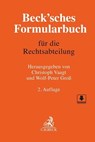 Beck'sches Formularbuch für die Rechtsabteilung - Christoph H. Vaagt ; Wolf-Peter Groß - 9783406784132