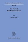Der Staat als Minderheitsaktionär - Max René Brandt - 9783428197774