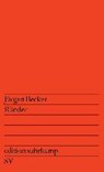 Ränder - BECKER,  Jürgen - 9783518103517