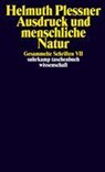 Ausdruck und menschliche Natur - Helmuth Plessner - 9783518292303