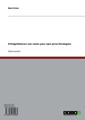 Erfolgsfaktoren von name your own price-Strategien - Mark Köster - 9783638055482