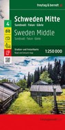 Sweden Middle Road and Leisure Map -  - 9783707925029