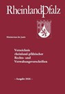 Verzeichnis rheinland-pfälzischer Rechts- und Verwaltungsvorschriften - Ministerium Der Justiz - 9783756037858