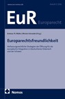 Europarechtsfreundlichkeit - Andreas Th. Müller ; Werner Schroeder - 9783756043347