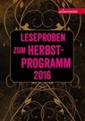 Ueberreuter Lesebuch Kinder- und Jugendbuch Herbst 2016 - Andrea Jacobi ; Martin Widmark ; Sarah Forbes ; Andreas Hüging ; Dina El-Nawab ; Judith Allert ; Christine Nöstlinger ; Jordan Stratford ; Oliver Schlick ; Elke Satzger ; Mara Lang ; Carolin Philipps ; Ela Mang - 9783764191474