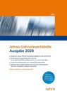 Jahres-Lohnsteuertabelle 2026 -  - 9783807329499