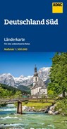 ADAC Länderkarte Deutschland Süd 1:500.000 -  - 9783826423666