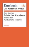 Schule des Schreibens - Cora Stephan - 9783867745031