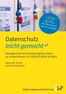 Datenschutz - leicht gemacht - Alexander Deicke ; Leonie Schönhagen - 9783874403894