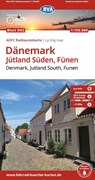 BVA ADFC Radtourenkarte Dänemark, Jütland Süden, Fünen/Denmark, Jutland South, Funen 1:150.000 -  - 9783991545804