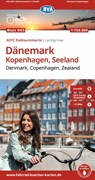 BVA ADFC Radtourenkarte Dänemark, Kopenhagen, Seeland/Denmark, Copenhagen, Zealand 1:150.000 -  - 9783991545828