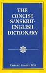 The Concise Sanskrit English Dictionary - Vasudeo Govind Apte - 9789395458252