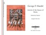 Arrival of the Queen of Sheba (Arranged for Piano Duet): From the Oratorio Solomon - George Frideric Handel - 9790577080796
