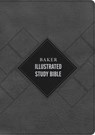 CSB Baker Illustrated Study Bible, Charcoal Leathertouch, Indexed - Csb Bibles by Holman - 9798384540229