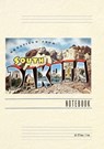 Vintage Lined Notebook Greetings from South Dakota - Found Image Press - 9798385407224