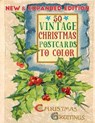 50 vintage christmas postcards to color - CHRISTMAS PRESS,  Jane - 9798564957649