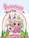 Princess Coloring Book for Girls Ages 3-9: 50 Cute, Unique Coloring Pages (8.5×11) - Steve Johnson - 9798565017878
