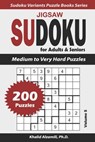 Jigsaw Sudoku for Adults & Seniors: 200 Medium to Very Hard Puzzles - Khalid Alzamili - 9798595390682