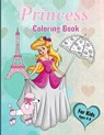 Princess Coloring Book For Kids Ages 4-8: Princesses Love Unicorns, Kittens, Puppies, Llamas and Cupcakes - Aunt Mels Booknook - 9798602751000
