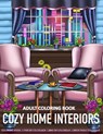 Adult Coloring Book - Cozy Home Interiors: A Fun Coloring Gift Book for Adults Relaxation with Inspirational Home Interiors, Modern Decorated Home Des - LOUNGE,  Kreatif - 9798668868858