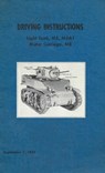 Driving Instructions For The M5 Stuart Light Tank, M5A1 Motor Carriage, M8 - History Delivered - 9798869024459