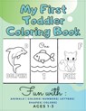 My First Toddler Coloring Book Fun with - Angel Cat - 9798740305257