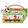 Boerderijdieren- boek + puzzeltrein -  - 9789463544399