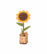 Houten Bloem Sunflower - Robotime - 6946785119220