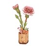 Houten Bloem Pink Carnation - Robotime - 6946785119268
