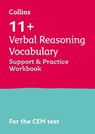 11+ Verbal Reasoning Vocabulary Support and Practice Workbook - Collins 11+ ; Teachitright - 9780008497392