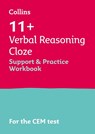 11+ Verbal Reasoning Cloze Support and Practice Workbook - Collins 11+ ; Teachitright - 9780008497408